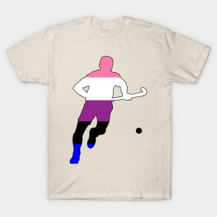 Field Hockey2: Genderfluid Pride T-Shirt